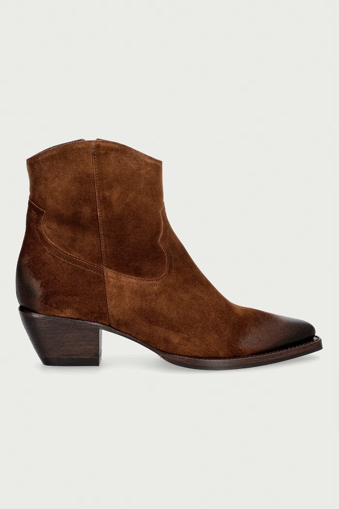 Billi Bi Kaubojske čizme za žene od brušene kože Arabica babysilk suede 554 A14745.554 smeđa AW26