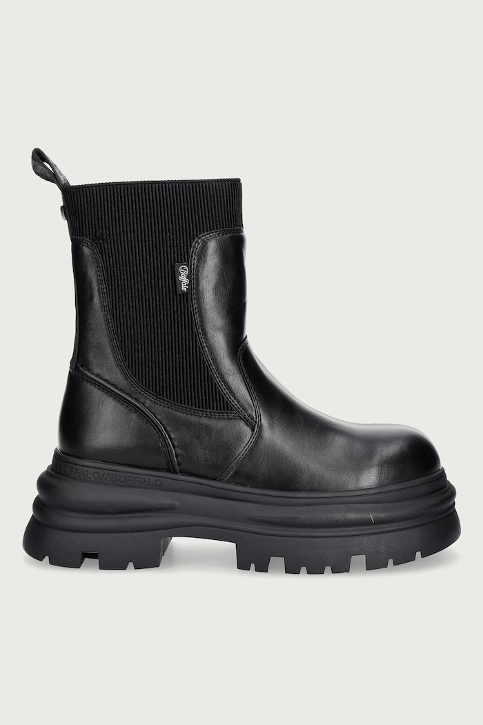 Buffalo Členkové čižmy dámske Dione Chelsea Mid 18688.BLK čierna AW26