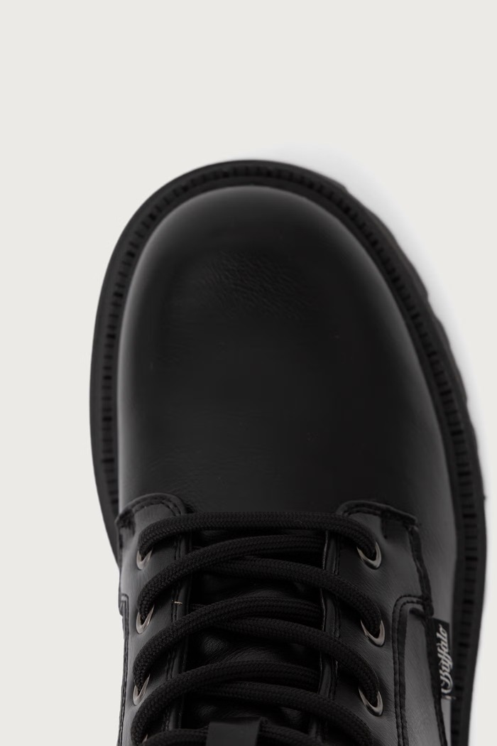 Kozaki damskie Aspen Lace Up Hi Buffalo 18596.BLK czarny