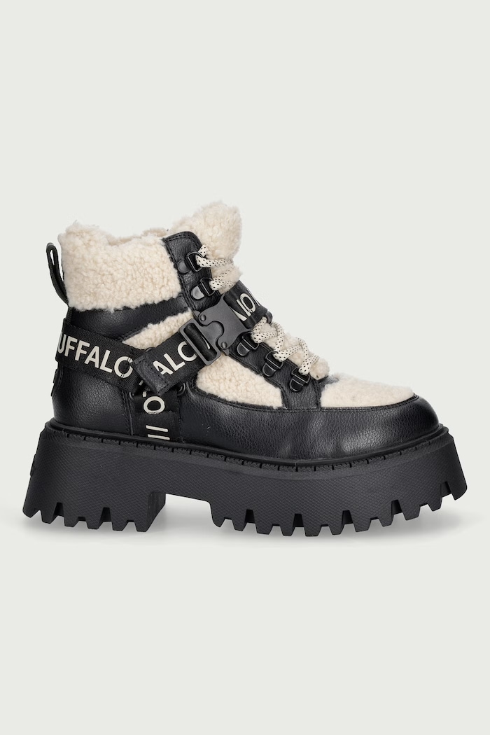 Buffalo Боти дамски Aspen Com Mid Warm 18593.BCR черен AW26