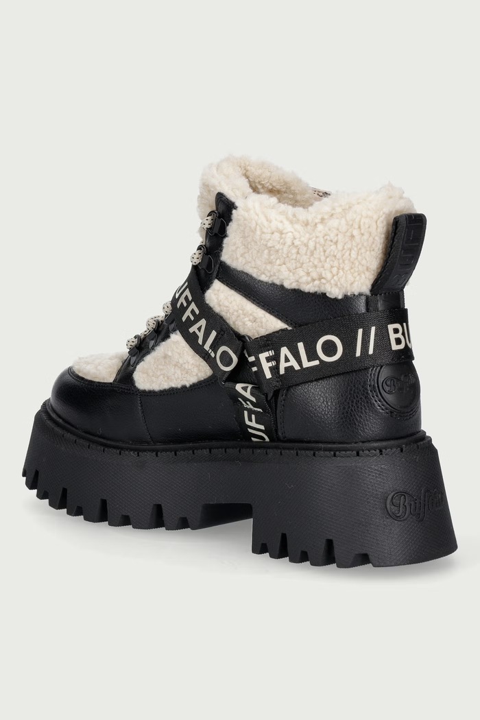 Обувки Buffalo Боти дамски Aspen Com Mid Warm 18593.BCR черен