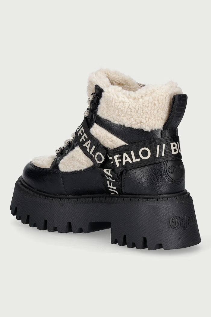 Обувки Buffalo Боти дамски Aspen Com Mid Warm 18593.BCR черен