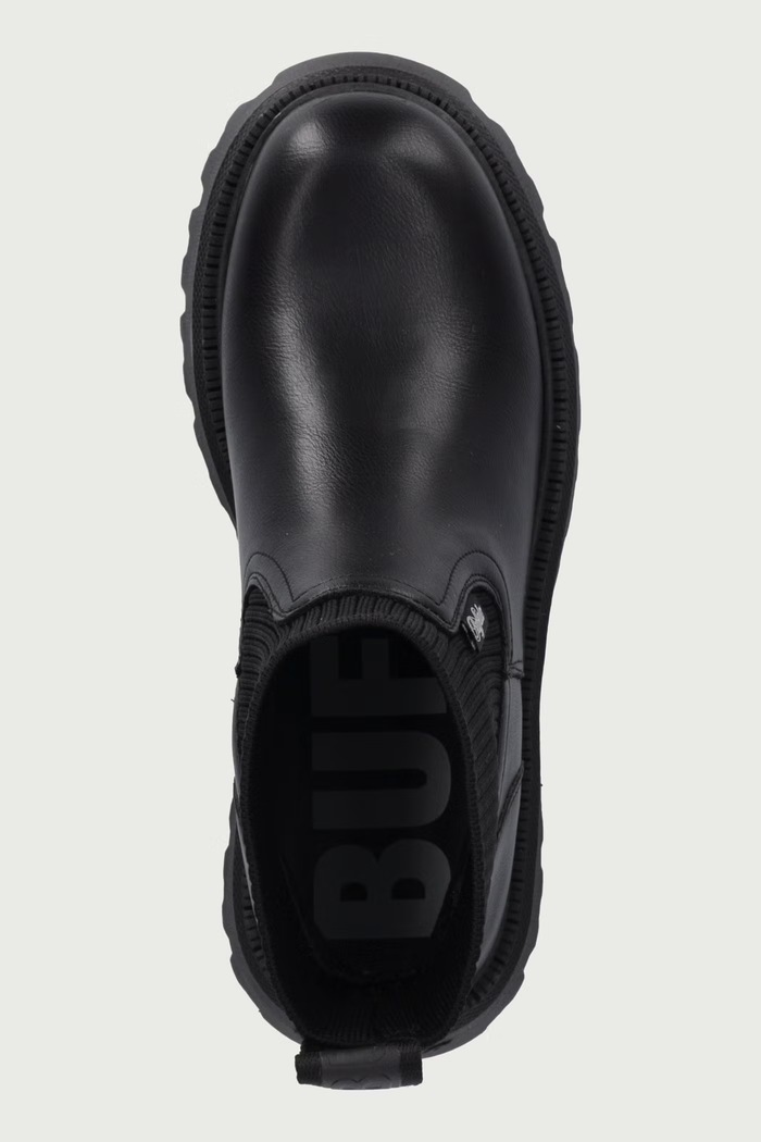 Μποτάκια με πλατφόρμα Γυναικεία Aspen Chelsea Knit Buffalo 18570.BLK μαύρο
