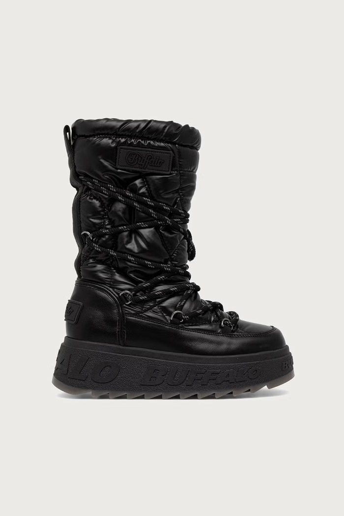 Buffalo Eliza Snow Hi μπότες χιονιού Γυναικεία 18536.BLK μαύρο AW26