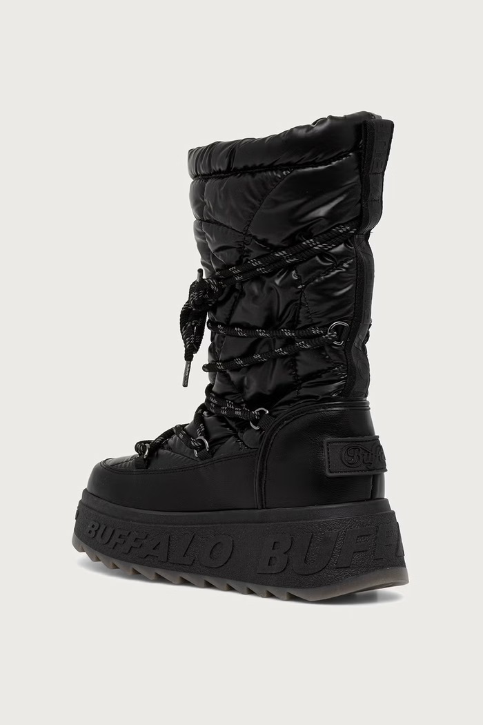 Παπούτσια Buffalo Eliza Snow Hi μπότες χιονιού Γυναικεία 18536.BLK μαύρο