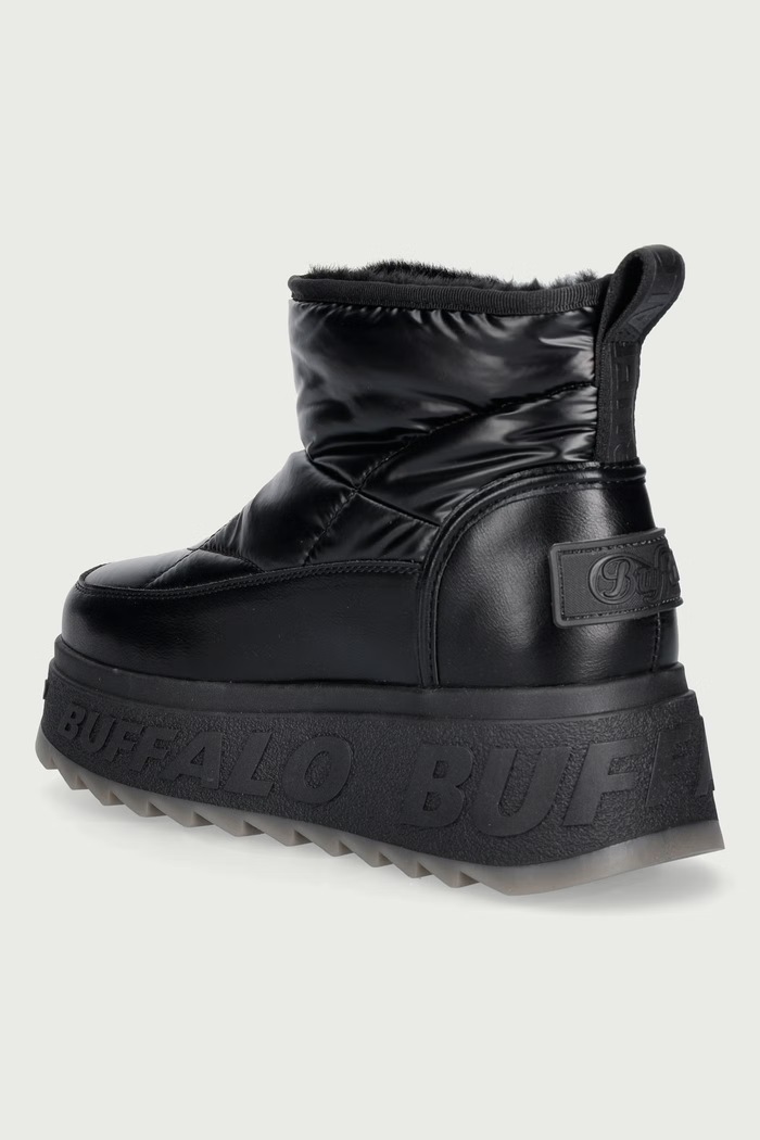 Obutev Buffalo Eliza Snow Short snežni čevlji ženski 18533.BLK črna