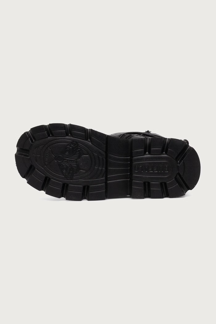 Kozaki damskie Brake Biker Hi Buffalo czarny 18512.BLK