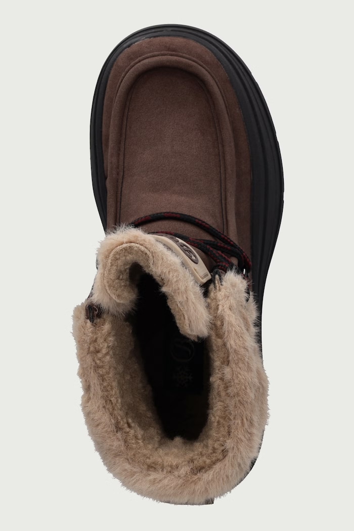 Olympia Wallaby Boot Warm μπότες χιονιού Γυναικεία Buffalo 18500.BURG καφέ