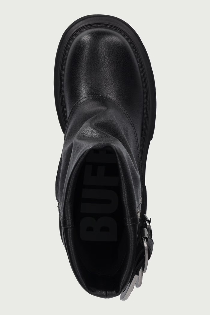 Botki motocyklowe damskie Mave Fold Mid Buffalo 18488.BLK czarny