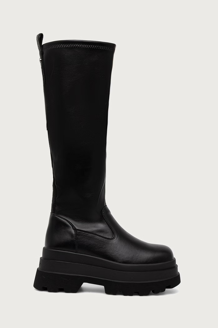 Buffalo Čižmy dámske Jupiter Stretch Hi 18485.BLK čierna AW26