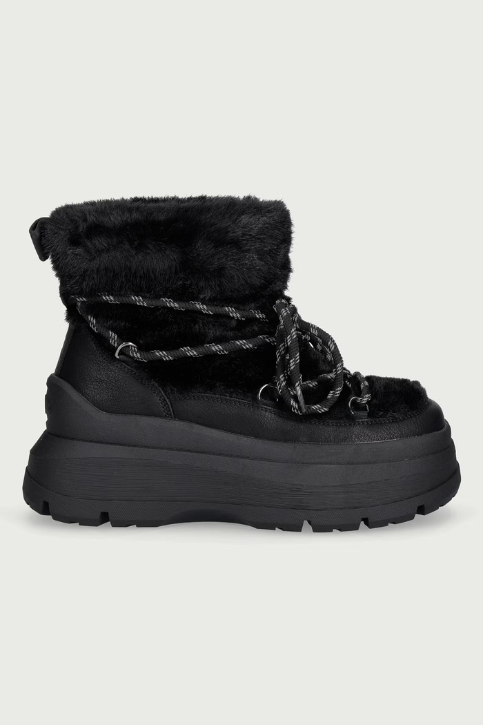 Buffalo Olympia Fur Boot snežni čevlji ženski 18482.BLK črna AW26