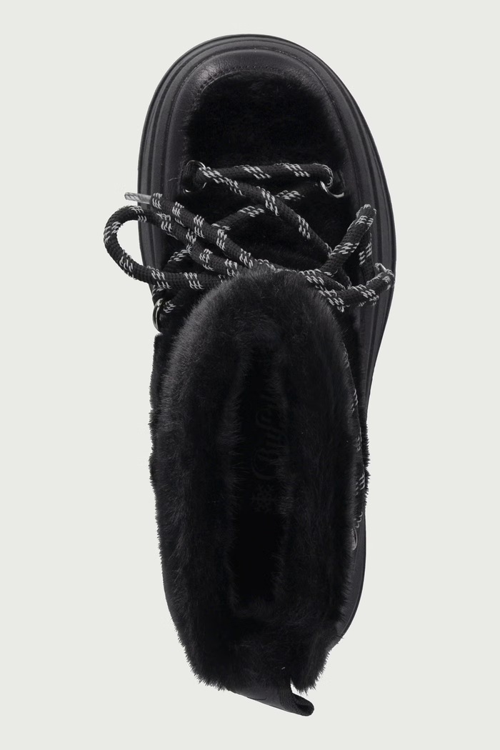 Olympia Fur Boot snežni čevlji ženski Buffalo 18482.BLK črna