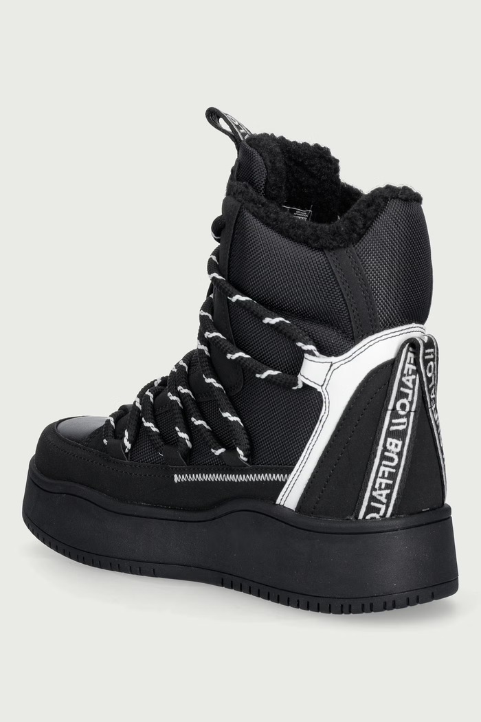 Obuv Buffalo Ariya Lace Up Warm Hi snehule dámske 18425.BLK čierna
