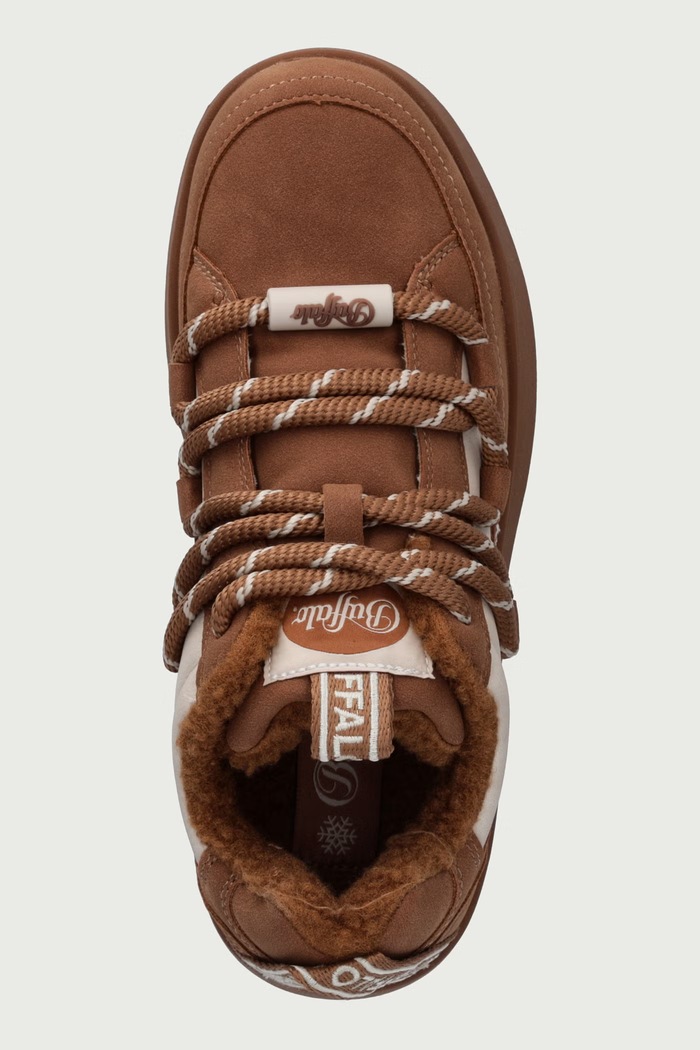 Ariya Lace Up Warm Lo sneakers Γυναικεία Buffalo 18424.BEI καφέ