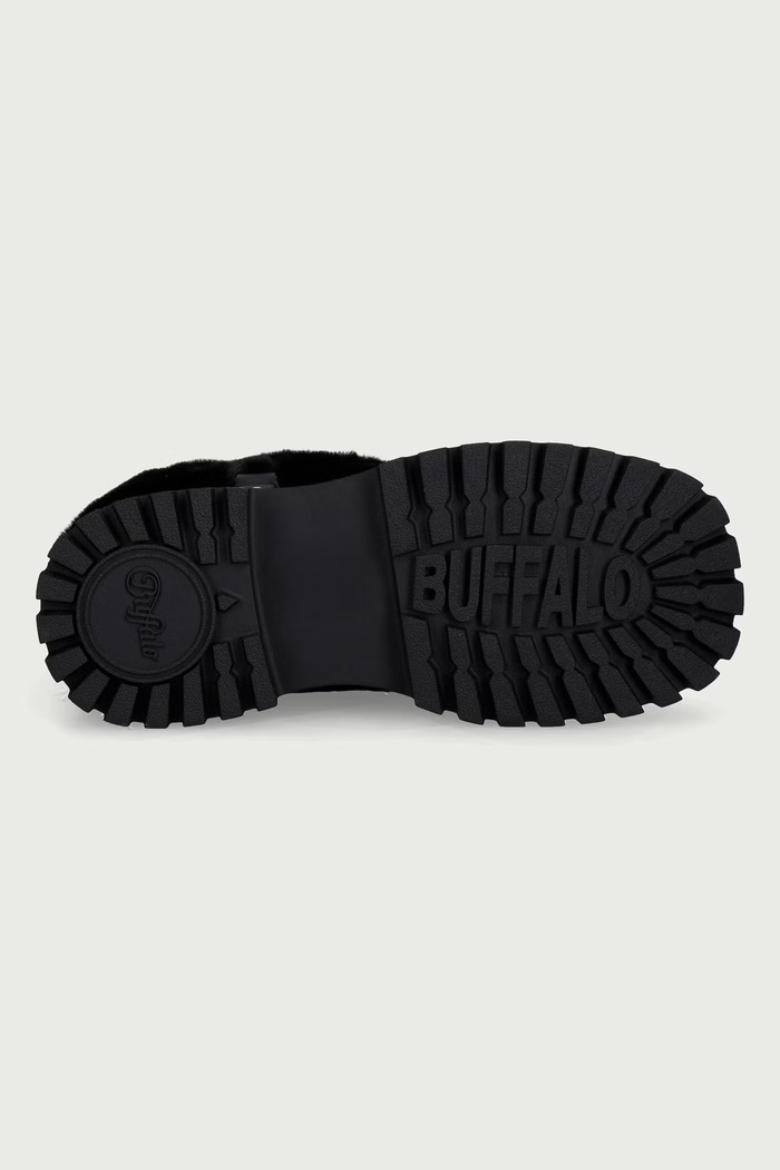 Μποτάκια Γυναικεία Stacy Fold Over Buffalo μαύρο 18421.BLK