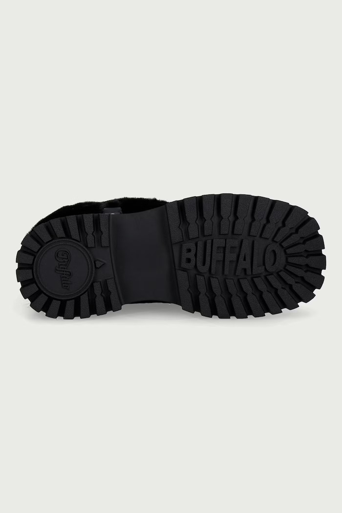 Μποτάκια Γυναικεία Stacy Fold Over Buffalo μαύρο 18421.BLK