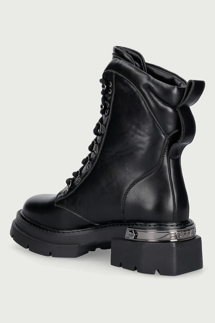 Obuv Buffalo Členkové čižmy dámske Vanta Lace Up Mid 18404.BLK čierna