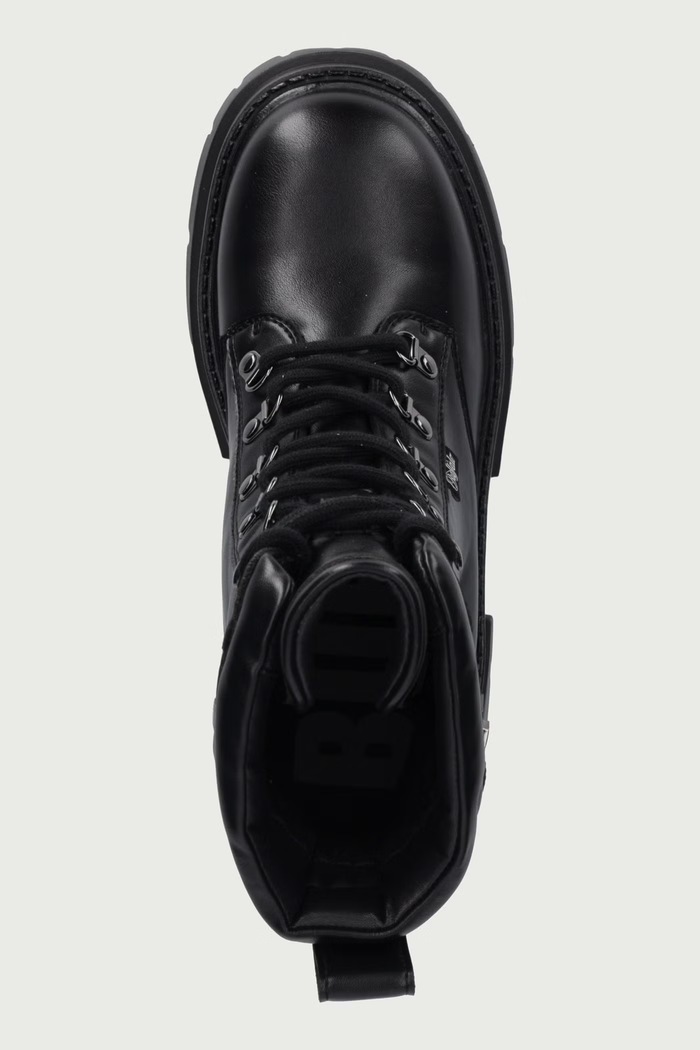 Členkové čižmy dámske Vanta Lace Up Mid Buffalo 18404.BLK čierna