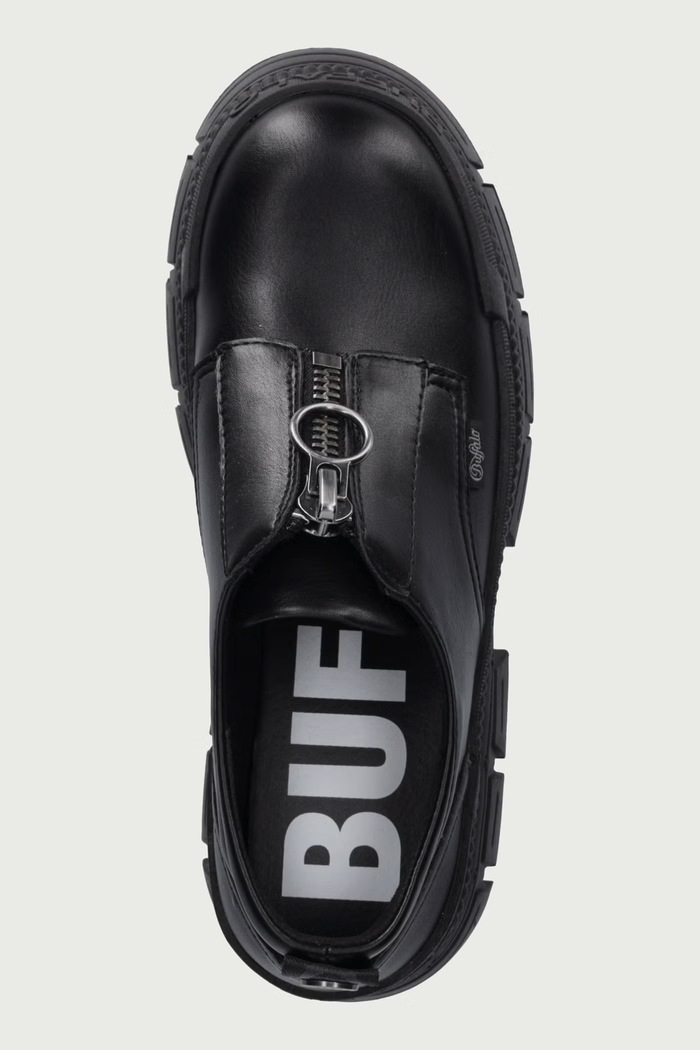 Cipele za žene Gopher Front Zip Lo Buffalo 18379.BLK crna