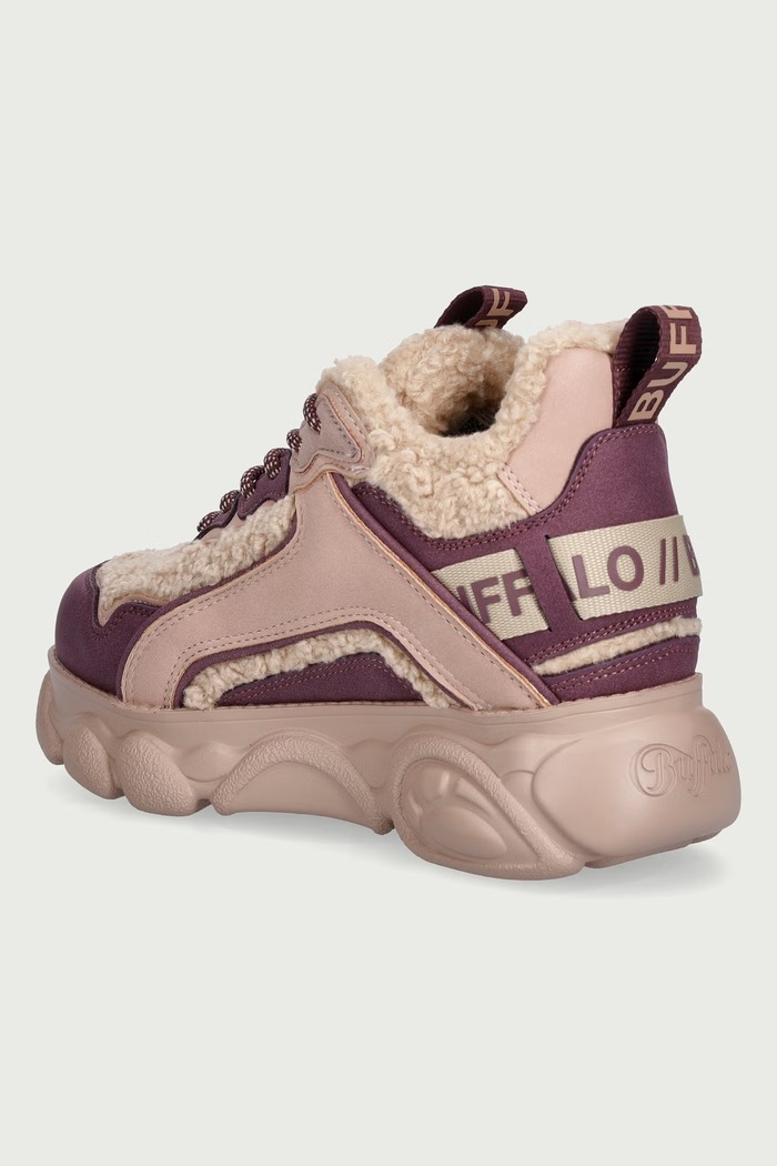 Obutev Buffalo Cld Chai Warm superge ženske 18368.MAU roza