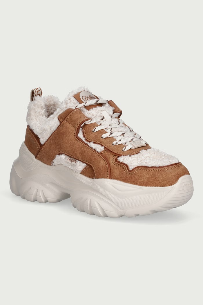 Buffalo Bliss Warm sneakers dámske hnedá 18349.BEI