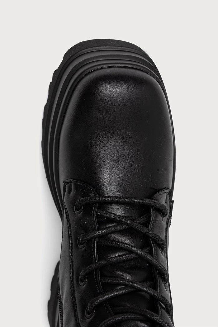 Μπότες Γυναικεία Jupiter Lace Up Hi Buffalo 10405.BLK μαύρο
