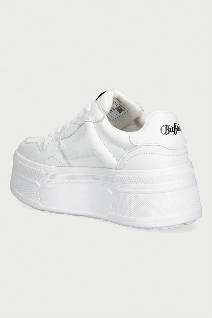 Obuwie Buffalo Besu sneakersy damskie 1636261.WHT biały