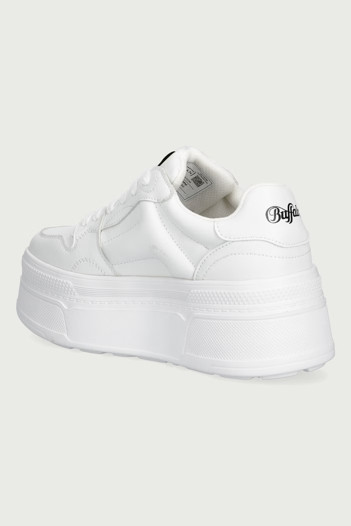 Obuwie Buffalo Besu sneakersy damskie 1636261.WHT biały