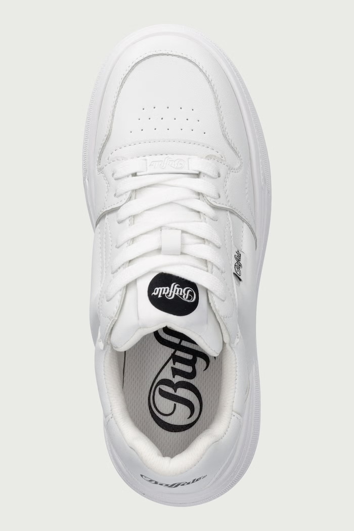 Besu sneakersy damskie Buffalo 1636261.WHT biały