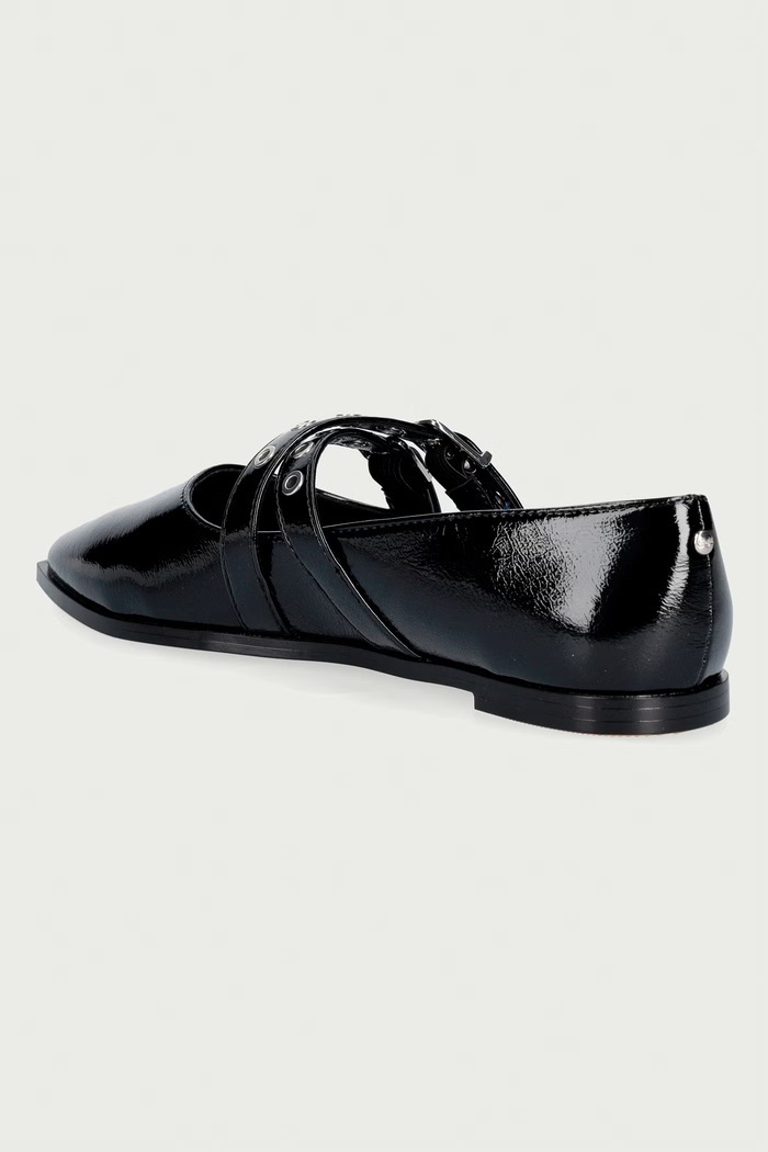Obuwie Buffalo baleriny Marly Cross 1621026.BLK czarny