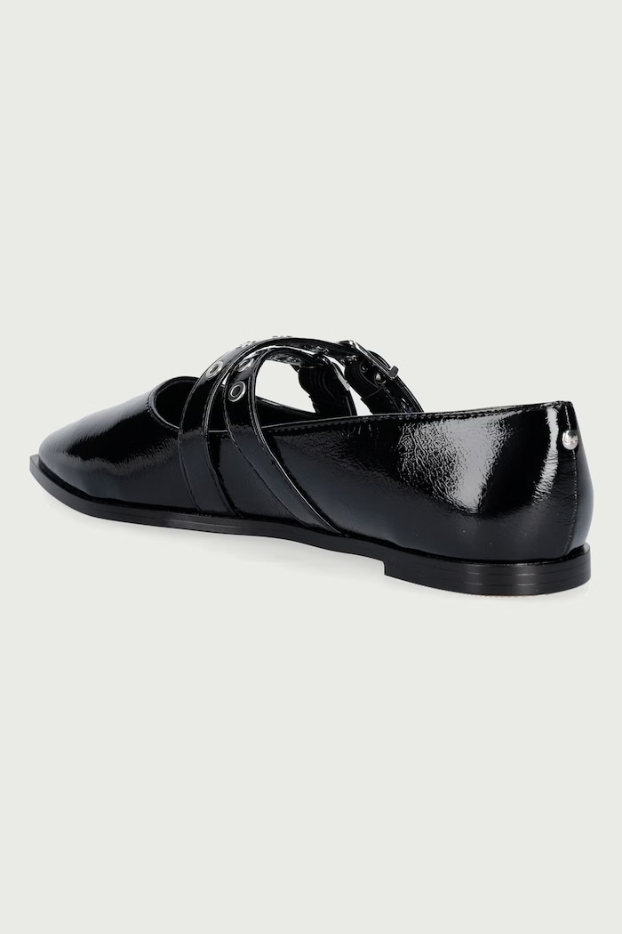 Obuwie Buffalo Baleriny Marly Cross 1621026.BLK czarny