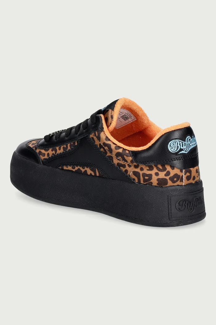 Obuwie Buffalo Cajo sneakersy damskie 16429.BLE czarny