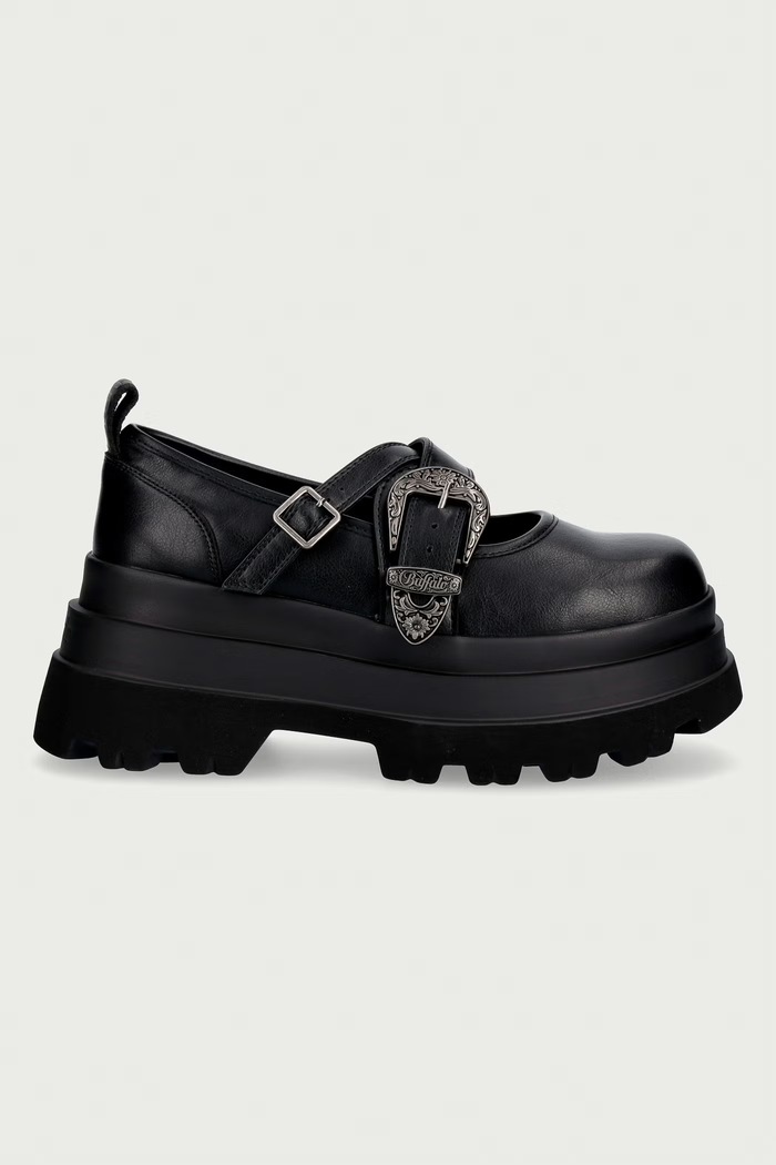 Buffalo baleriny Jupiter West Ballerina 16412.BLK czarny AW26