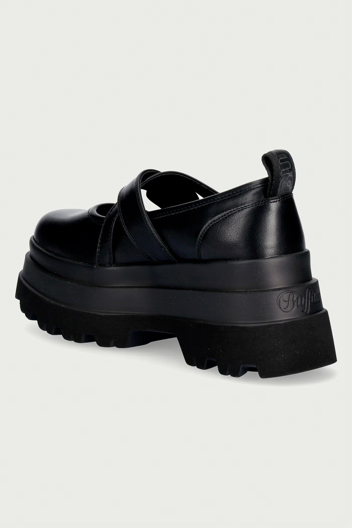Obuwie Buffalo baleriny Jupiter West Ballerina 16412.BLK czarny