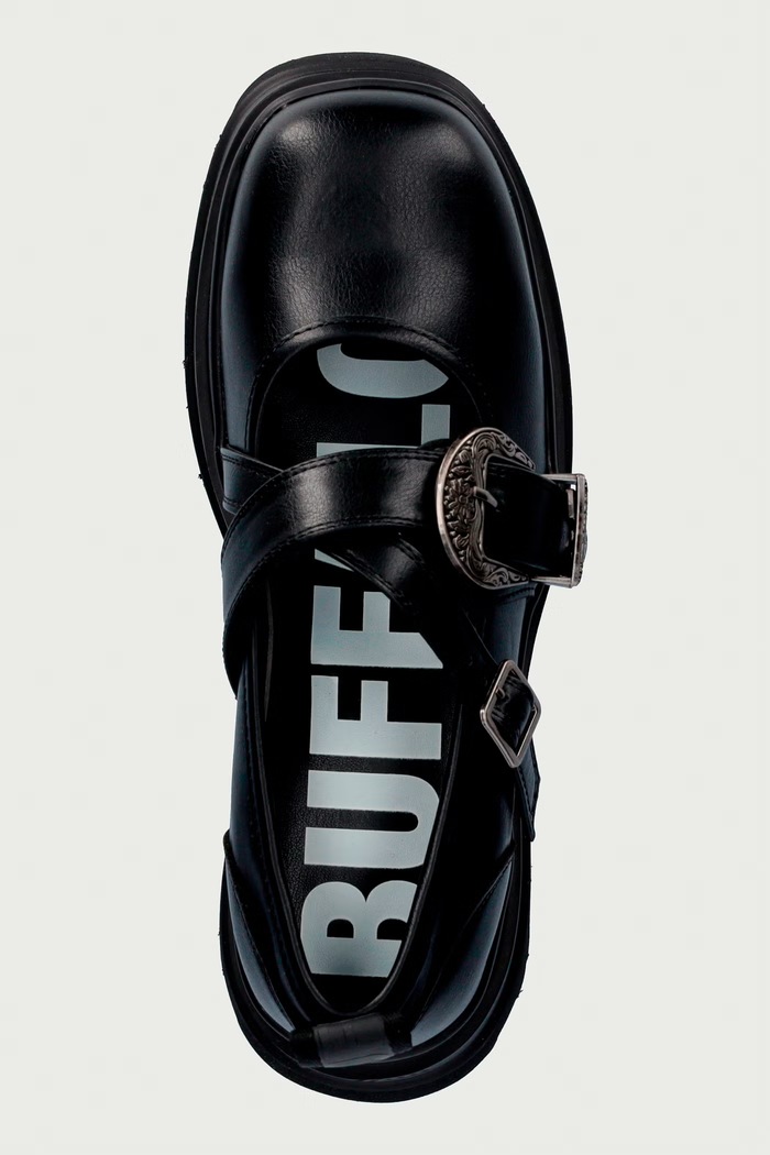 Buffalo baleriny Jupiter West Ballerina czarny 16412.BLK