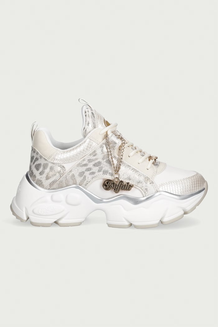 Buffalo Binary Glam sneakersy damskie 16403.CSL beżowy AW26
