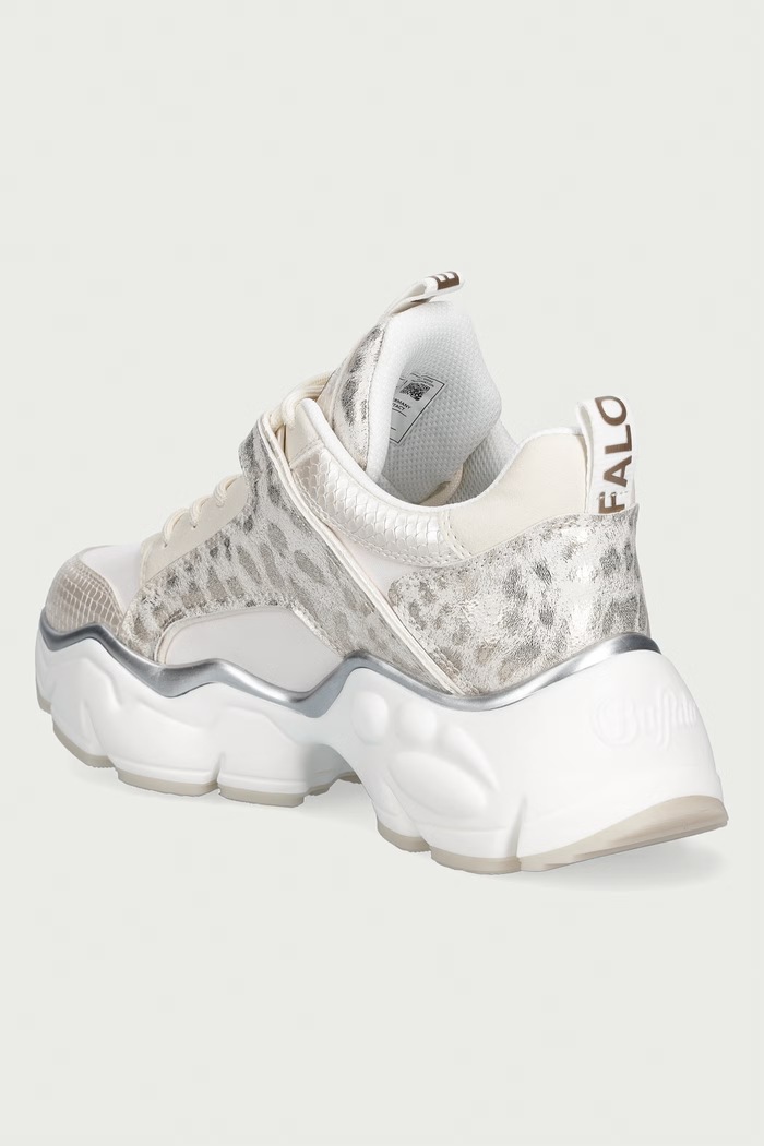 Obuwie Buffalo Binary Glam sneakersy damskie 16403.CSL beżowy