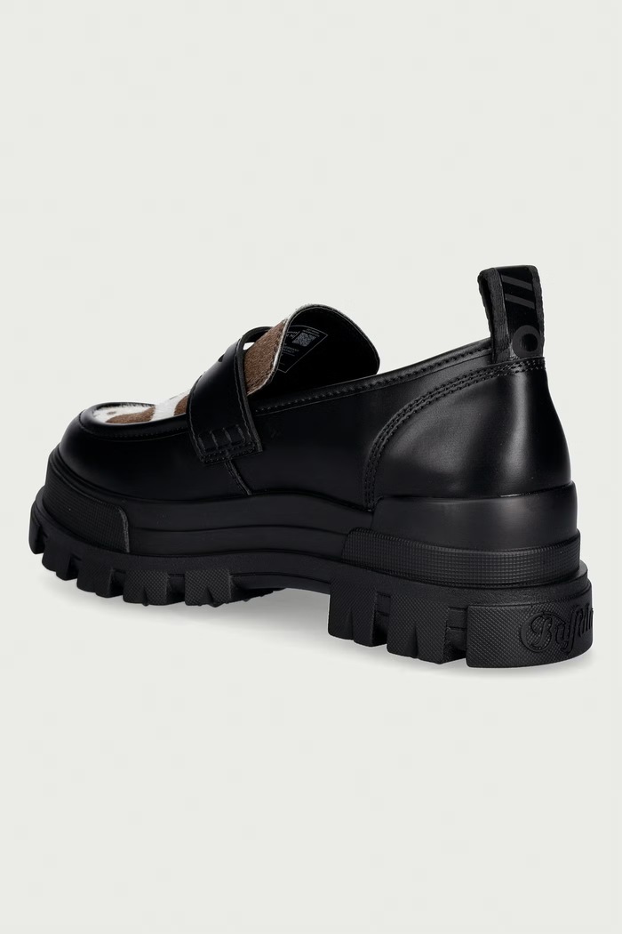 Obuwie Buffalo mokasyny damskie Aspha Loafer 16380.BLK czarny