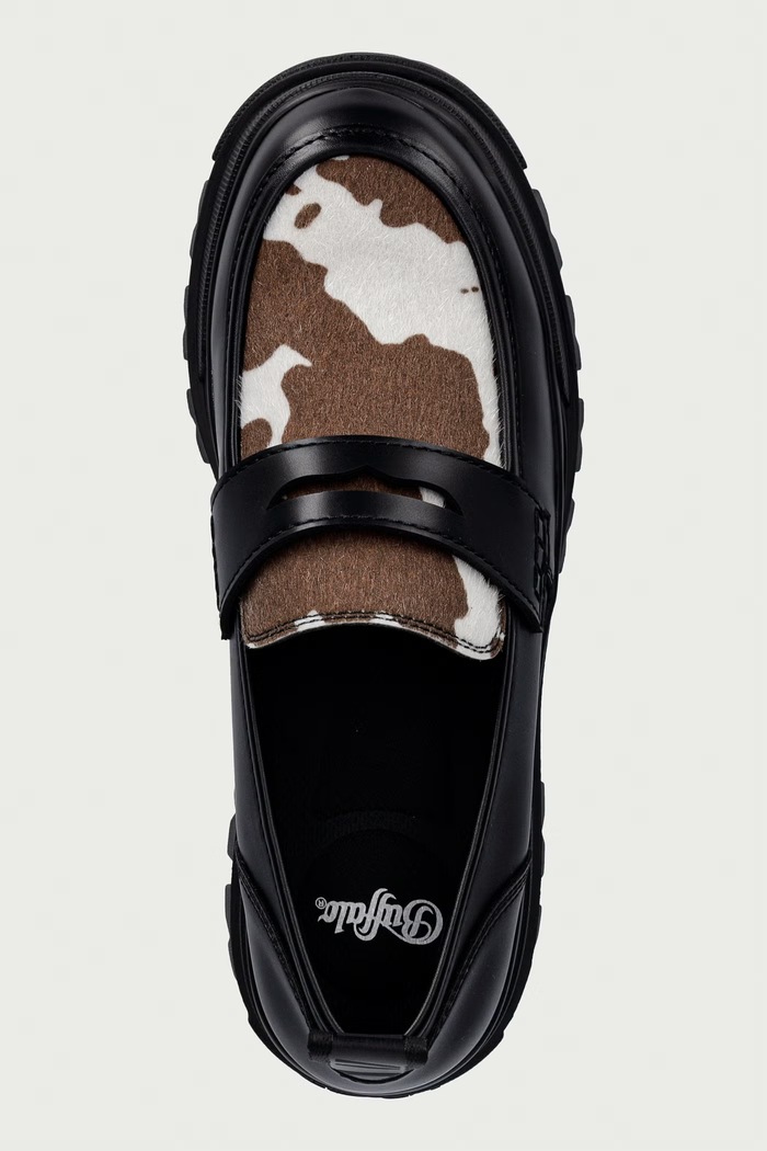 Buffalo mokasyny damskie Aspha Loafer czarny 16380.BLK