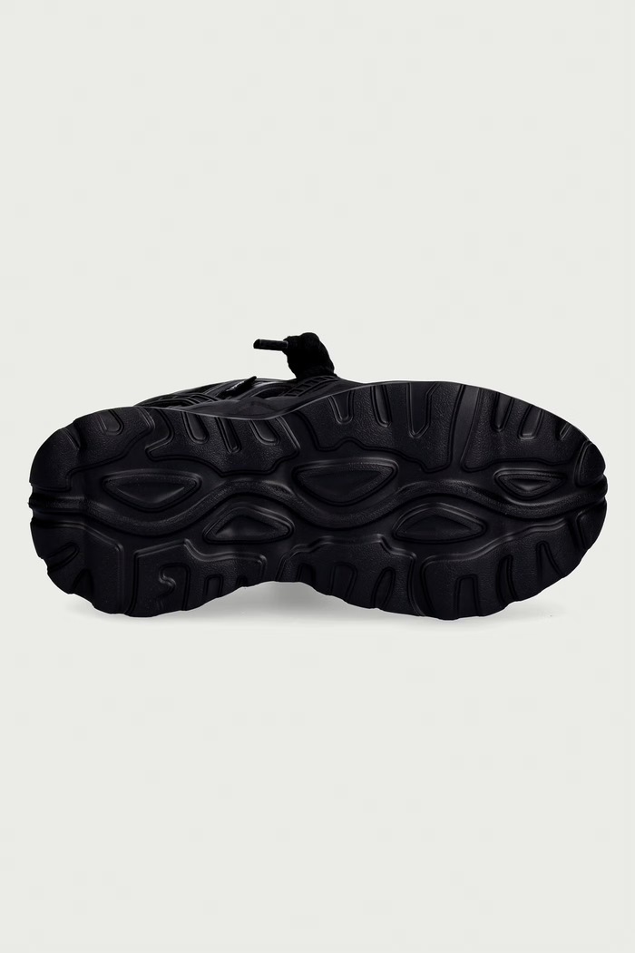 Buffalo Malaga Lace sneakersy damskie 16372.BLK czarny