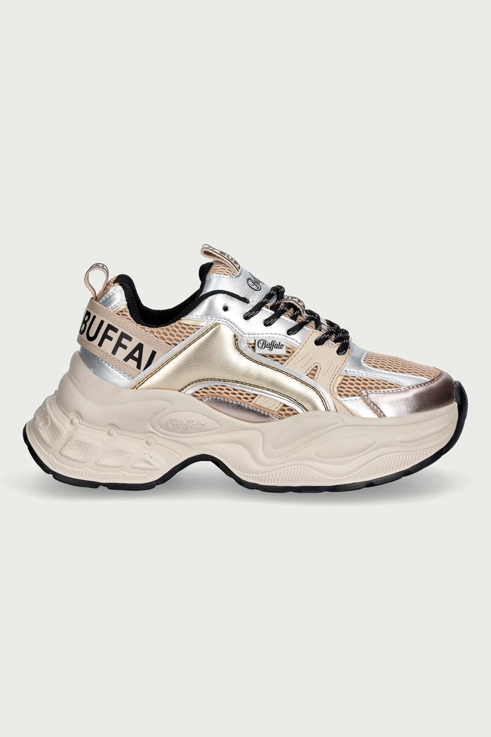 Buffalo Yuno sneakersy damskie 16356.CSM beżowy AW26