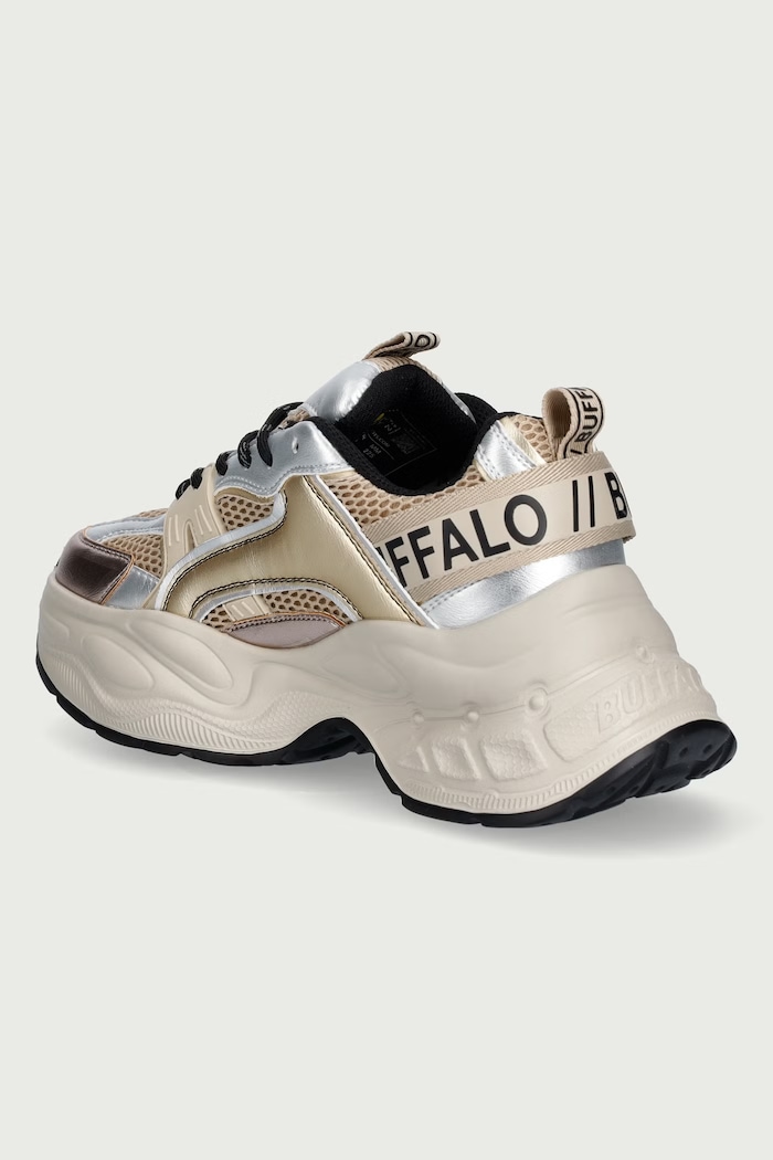 Obuwie Buffalo Yuno sneakersy damskie 16356.CSM beżowy