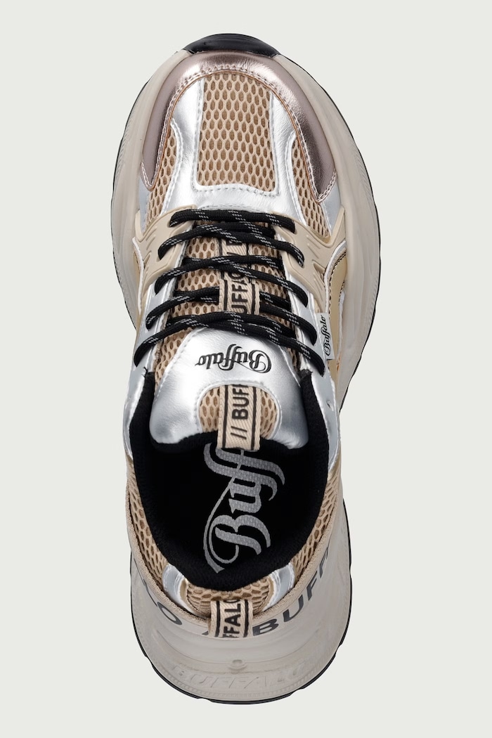 Yuno sneakersy damskie Buffalo 16356.CSM beżowy