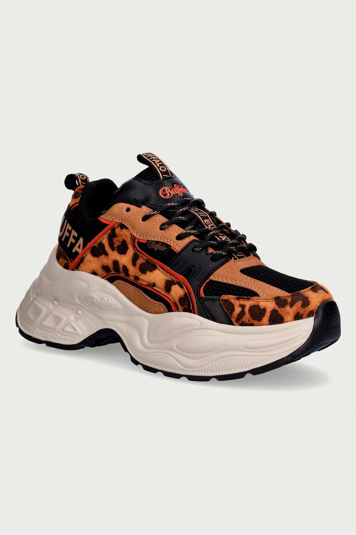 Buffalo Yuno sneakersy damskie brązowy 16355.LEO