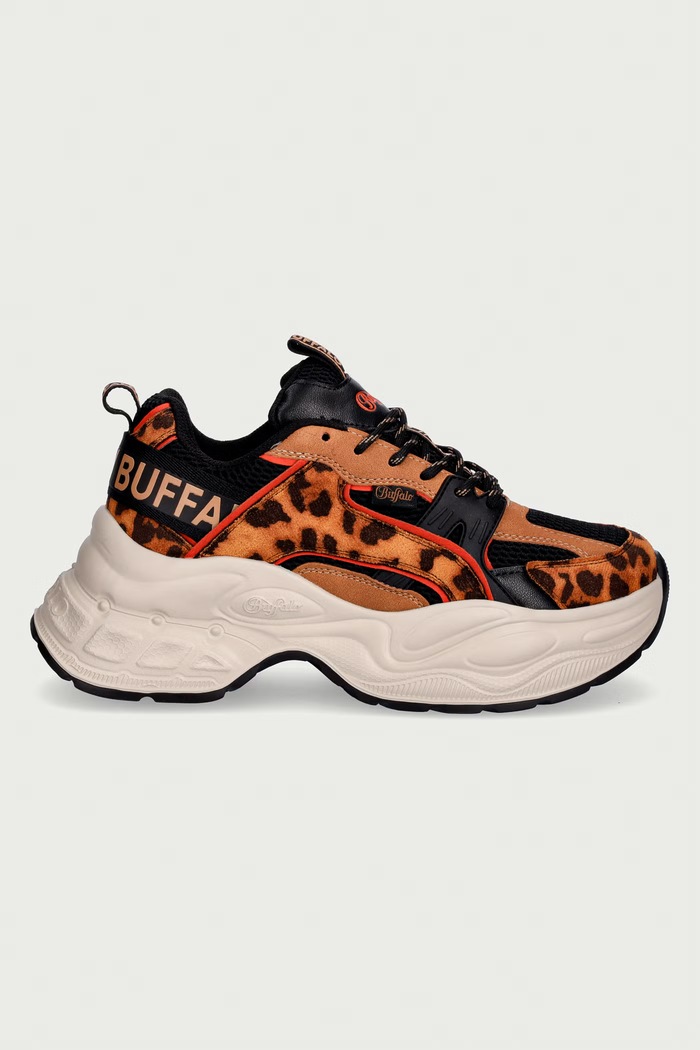 Buffalo Yuno sneakersy damskie 16355.LEO brązowy AW26