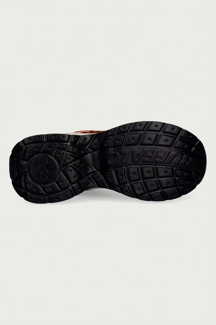 Buffalo Yuno sneakersy damskie 16355.LEO brązowy