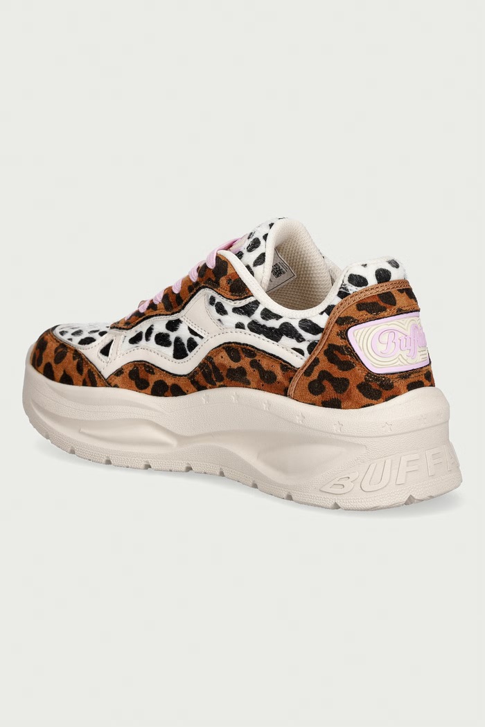 Obuwie Buffalo Sprint sneakersy damskie 16348.LEO brązowy