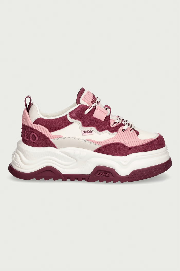 Buffalo Orbit sneakersy damskie 16293.CRP bordowy AW26
