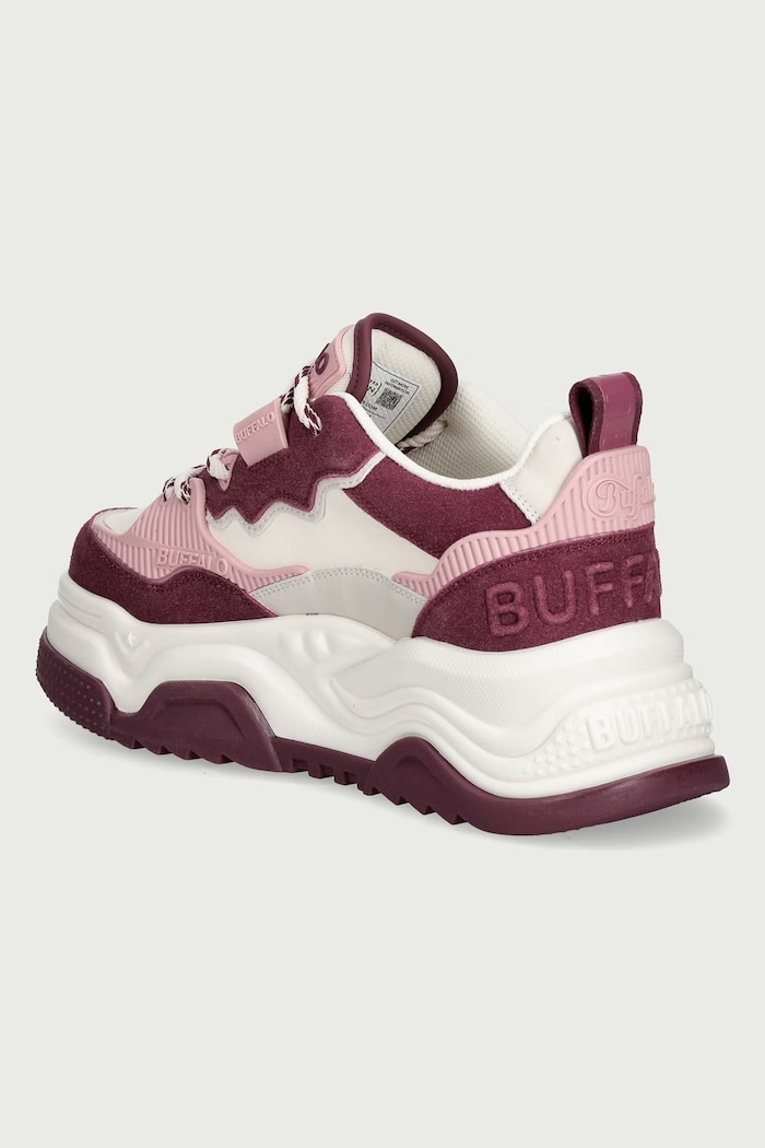 Obuwie Buffalo Orbit sneakersy damskie 16293.CRP bordowy