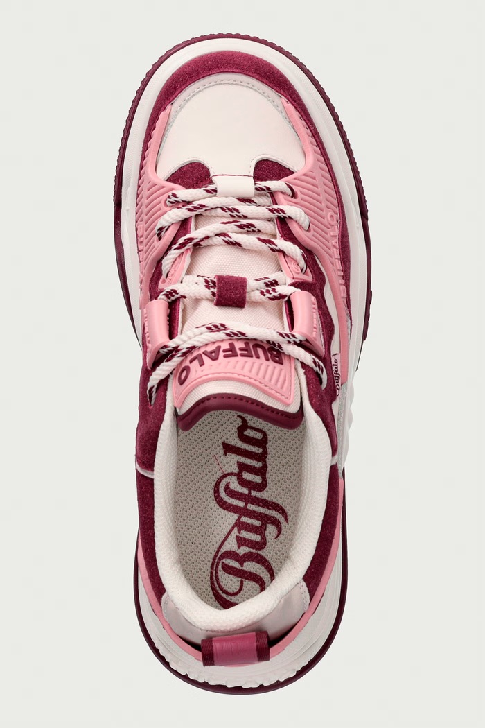 Buffalo Orbit sneakersy damskie bordowy 16293.CRP